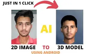 How to convert your 2D image into a 3D model just in one click