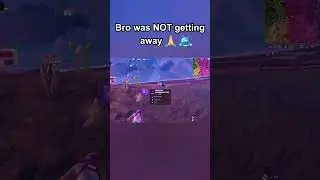 Bro was NOT escaping