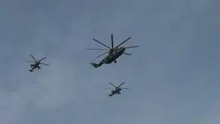 Тренировка 7 мая 2022, вертолёты.