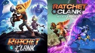 Ratchet and Clank and Ratchet and Clank Rift Apart | Two Screen Gameplay Comparison | PS5