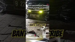 pasang lampu tembak 3 mata Innova reborn #innovareborn #lamputembak #lampusorot