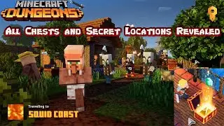 Minecraft Dungeons - Full Squid Coast Tutorial Map Walkthrough. All Chest and All Secret Locations!