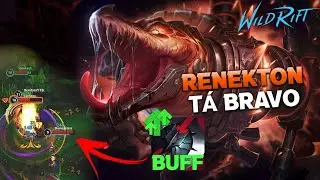 Renekton está MUITO FORTE!!! | Wild Rift (Builds e Runas)