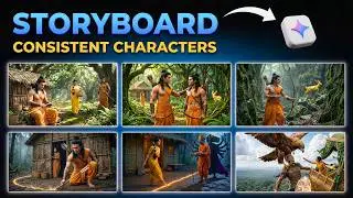How to Create AI Movies with Consistent Characters (FREE)🔥| Google Flow Storyboard Studio