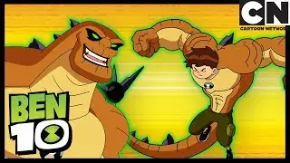Бен 10 на русском | лучшие моменты Гумангозавра | Cartoon Network