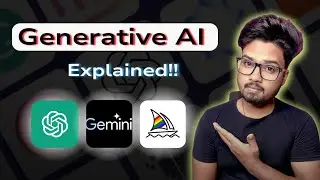 How I’d Learn Generative AI (If I’m a completely beginner) | What is Generative AI!!🤖