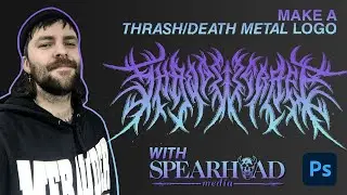 HOW TO: Design SAVAGE Death/Thrash Metal Logos - [Photoshop Tutorial] 2021