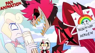 Alastor and Charlie go to heaven (Hazbin Hotel Charlastor Animation)