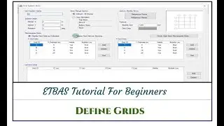 ETABS Tutorial For Beginners [Chapter 4]: Define Grids in ETABS