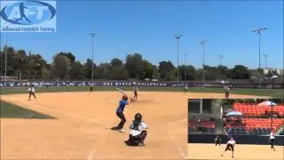 Brianna Bins - 2016 P/1B - AFT Camp Video - CSUF - 7/27/13