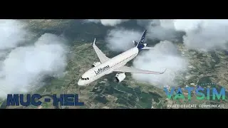 Fully Staffed VATSIM MUC-HEL Lufthansa Toliss A320 NEO XP11