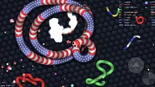 Slither.io 1 Troll Pro Snake vs Giant Snakes  Epic Slitherio Gameplay