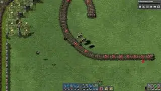 Factorio: Large train station setup#24
