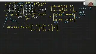 Block matrix multiplication for non square matrices
