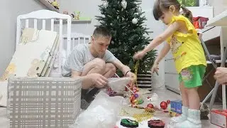 VLOG: ВЕЧЕРНИЙ ВЛОГ!✨УБИРАЕМ ЕЛОЧКУ!