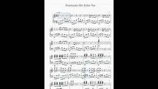 Bambaska Bir Sehir Var(piano cover)- notes