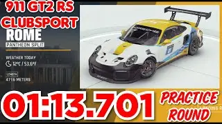 [Touchdrive] Asphalt 9 | PORSCHE 911 GT2 RS CLUBSPORT | Grand Prix | Practice Round | 01:13.701