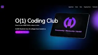 TNP's Dashboard Overview | Coderun 2.0 | KnowYourPrep | O(1) Coding Club