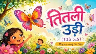 Titli Udi |  तितली उड़ी | Titli Rhyme Song for Kids | Kids Songs | तितली रानी #happychildrenday