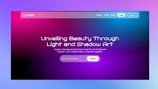 Responsive Hero Section with Search Bar | CSS Hero Section Design Tutorials