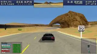Need for Speed III: Hot Pursuit (Tournament - Expert) - Track #2 - Redrock Ridge
