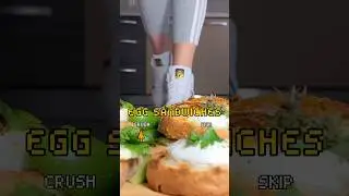 Sneakers vs. Egg Sandwiches! Oddly Satisfying Food Crushing! Adidas ASMR