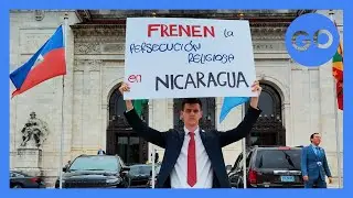 CitizenGO en la OEA reclamando por Nicaragua.