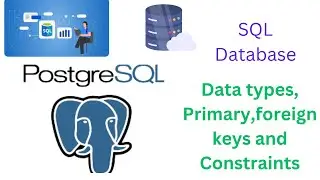 Data types ,Primary key ,foreign key ,constraints in sql for creating database