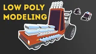 Low Poly - 3D modeling using Cinema 4D