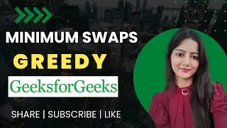 Minimum Swaps || GeeksforGeeks || Problem of the Day