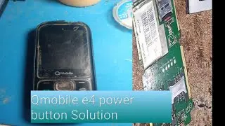 Qmobile E4 Power Button Solution