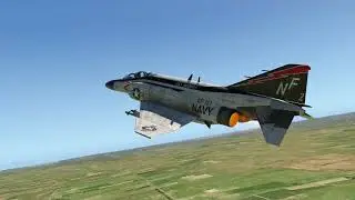 X-Plane 11 - McDonnell Douglas F-4 Phantom II - Aircraft Show Take Off Crash Test . 1440p 60fps .