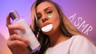 ASMR 💕 RELAXING YOUR FACE BEFORE SLEEP ~ PERSONAL ATTENTION