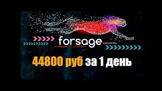 Как заработать 44800 рублей за сутки на смарт контракте forsage