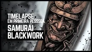 Timelapse Samurai (Blackwork)