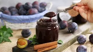Powidl - Make plum jam easily at home - Powidl from the oven - without constant stirring