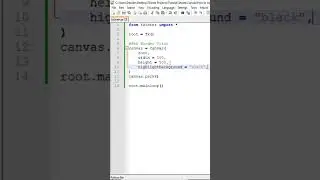 How to Add a Border to the Canvas in Python Tkinter 
