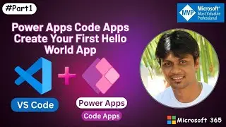 Power Apps Code Apps: Create Your First Hello World App (Step-by-Step)