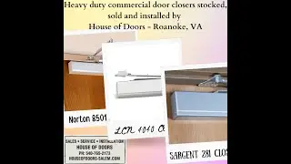 Heavy duty commercial door closers stocked, sold and installed by House of Doors