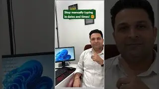 Date & Time in Excel l How to insert date and time in excel using shortcuts 