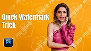 How to Add Customize Watermark in Photoshop