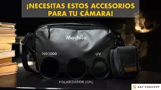 ¡LOS NECESITAS! K&F CONCEPT Filtros Magnéticos y Mochila Bandolera