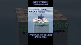 Крупнейшие пищевые компании. #Россия #компании #конкуренция #тренды #отчет #вкусныйроман #точкароста