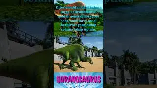 OURANOSAURUS, Dinosaurus Pemakan Tumbuhan Seperti #brontosaurus