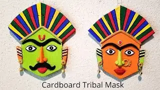 Easy Tribal Mask from cardboard