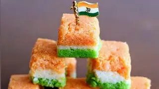 #shorts | Tiranga Barfi | Independence Day Special Recipe | Quick and Easy Tricolor Burfi | Sweets