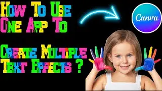 How To Use One App To Create Multiple Text Effects | Using Typelettering App |