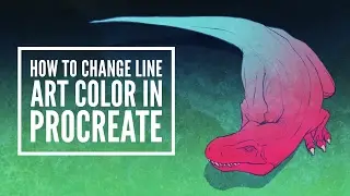 How to Change Line Art Color In Procreate