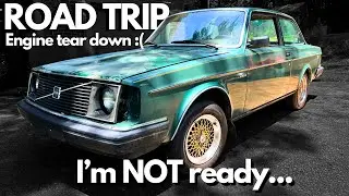 Our Abandoned Green Volvo 242- Road Trip Prep