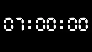 7 Hour Timer Alarm (Countdown Timer)